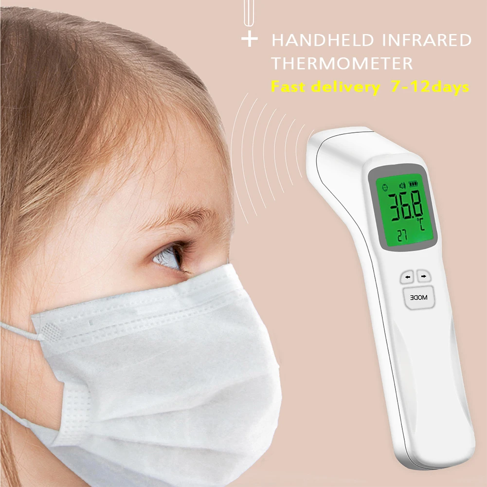 

Baby Digital Thermometer Forehead Ear Non-Contact Body Termometro Infrared LCD Adult Body Fever IR Children Termometer
