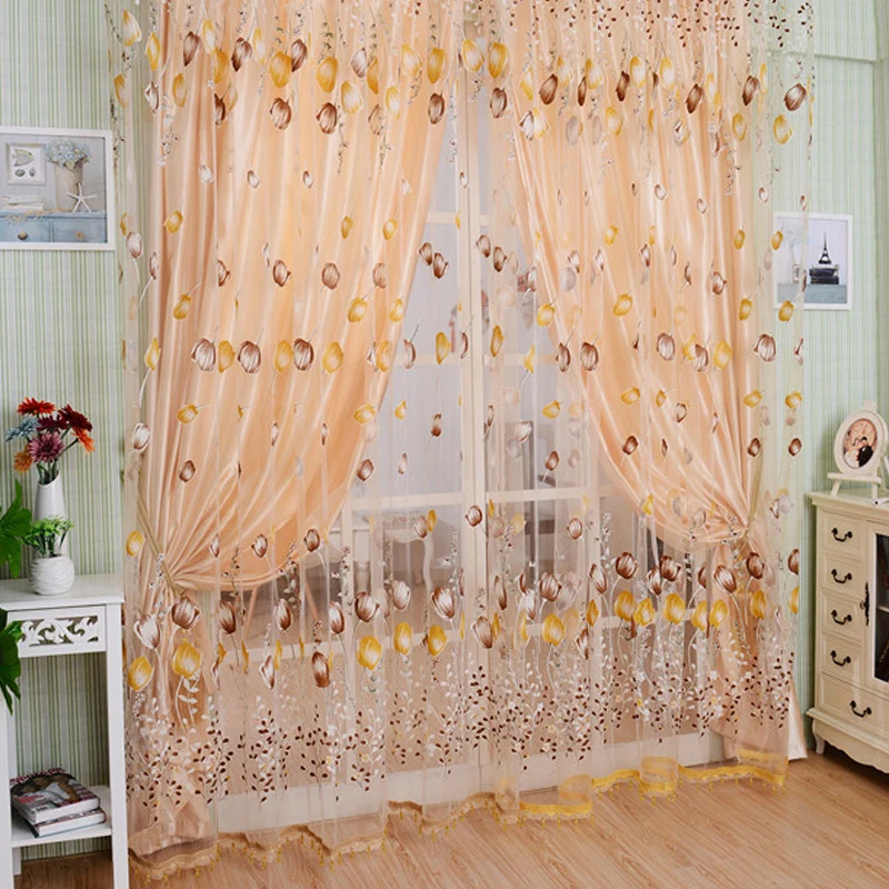 

high quality Modern Stars Window Curtains for Living Room Quality Bedroom Curtain Door Curtain for Kitchen