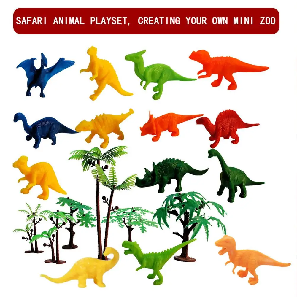 Christmas Advent Countdown Calendar 24PCS Squeeze Animal Dinosaur Pendant Toy Creative Calendar
