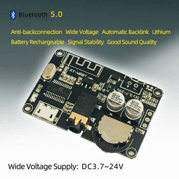 

Bluetooth 5.0 Decoder Stereo Bluetooth Audio Module Wide Voltage Voltage Adjustable Speaker Power Amplifier