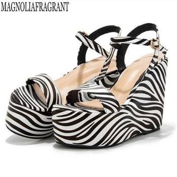 

Summer Fashion Shoes For Woman Outdoor Sandals Wedge Soft Bottom Sandalias Leisure Comfortable platform Shoes women hy409