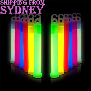 

5/16/50/100/500 Glow Sticks 6 Inches Hook Lanyard Light Party Glowsticks Poi Glow in the dark Party Glow Sticks Bright Colorful