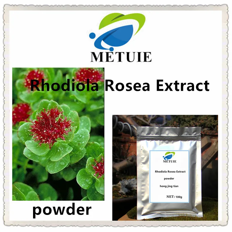 

Hot sale Rhodiola Rosea Root Extract Powder 1pc Festival Supplement Body Hong Jing Tian Salidroside Free Shipping