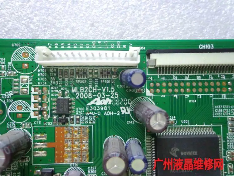 LM1930WTP TDY-9L80C драйвер материнской платы доска MLB2CH-V1.5 19 широкоэкранный