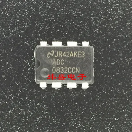 

10pcs/lot ADC0832 ADC0832CCN DIP8