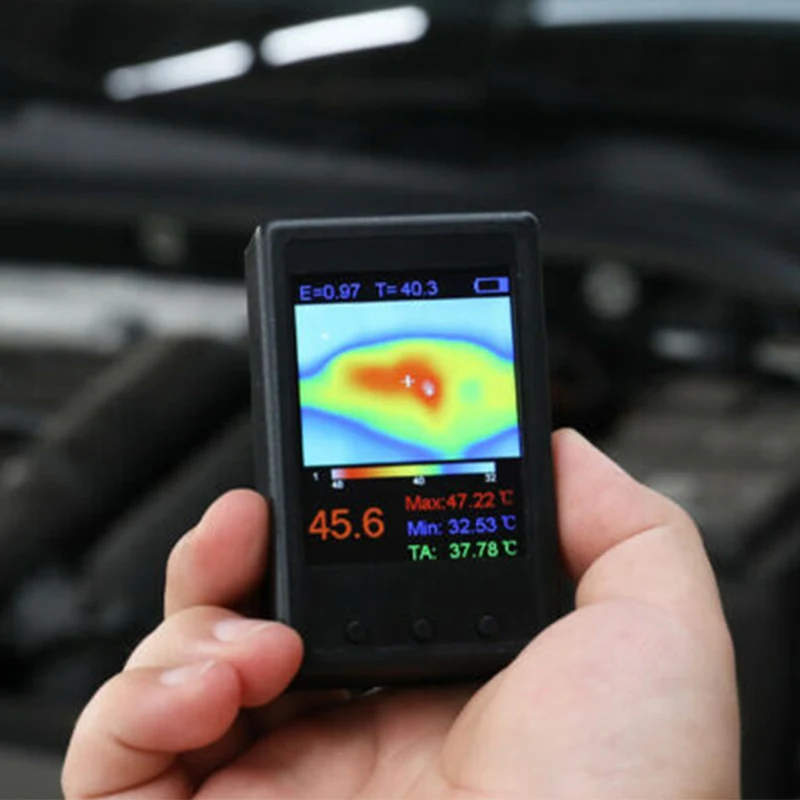 

Handheld Thermograph Camera Infrared Temperature Sensor Portable Digital Thermal Imager LKS99