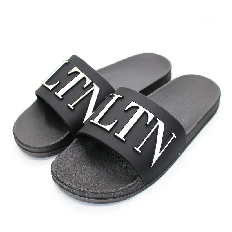 

Summer Women's Sandals Bathroom Non-slip Home Flat Slippers Flip-flops Slide Cute Shoes Woman Shoes Beach Sandals Slippers 40
