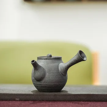

Teapot Set Single Side Handle Pot Retro Home Stoneware Teapot Boiling Kettle TeaPot Tea Is Make You Lose Weight tea water jar