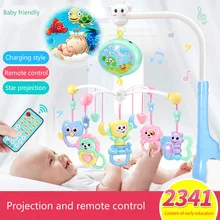 Новорожденная кроватка Колокольчик 0-1-летняя игрушка 3-6 месяцев мужской ребенок женский музыкальная вращающаяся головоломка звенящий прикроватный звонок