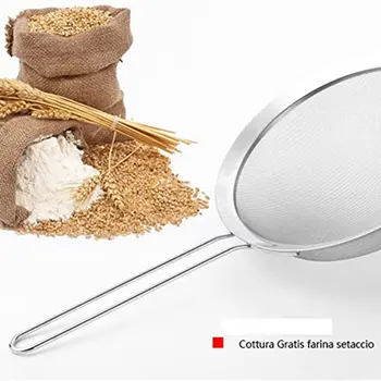 

Stainless Steel Filter Screen Filter Spoon Cooking Baking Tool Colander Drain Grid Oil Grid Food Kitchen