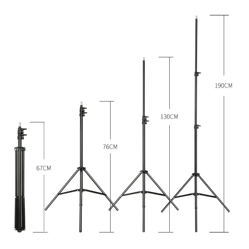  2m/6.5ft Professional Studio Adjustable Soft Box Flash Continuous Light Stand Tripod