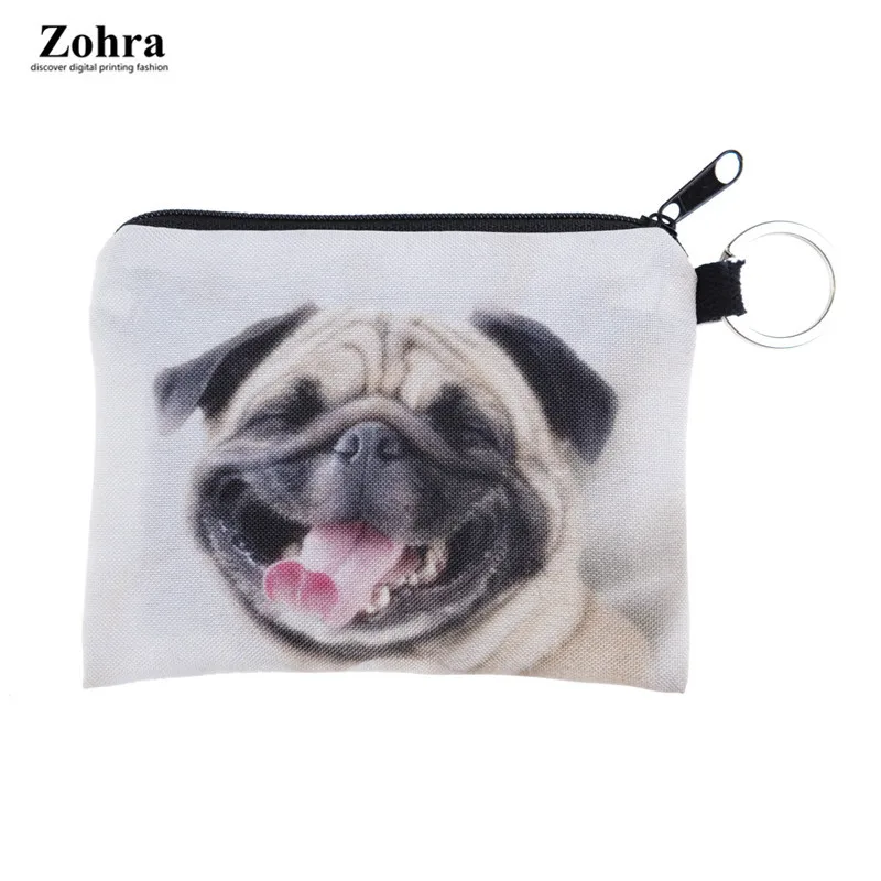 

Zohra New Style Design 3D Printed Oxford Cloth Purse Multi-functional Key Wallet Coin Bag Wallet