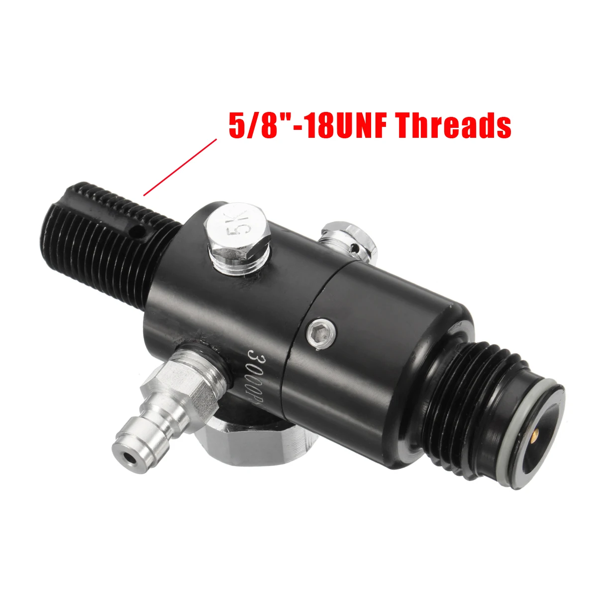 5/8 ''-18UNF нитевой Пейнтбольный регулятор 3000psi HPA бак Выходное давление 800psi подводный дыхательный аксессуар