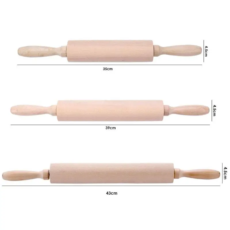 Деревянный Валик печенья для выпечки печенье пиццы лапша фондан пирог|Скалки и