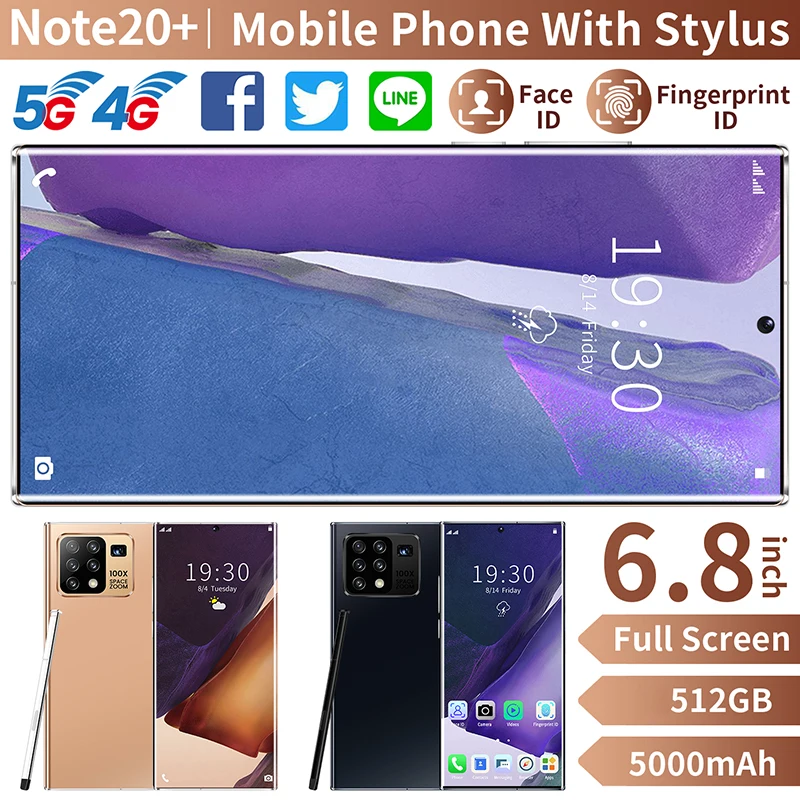 Note 20+ 6.8inch Full Display 10-Core Snapdragon