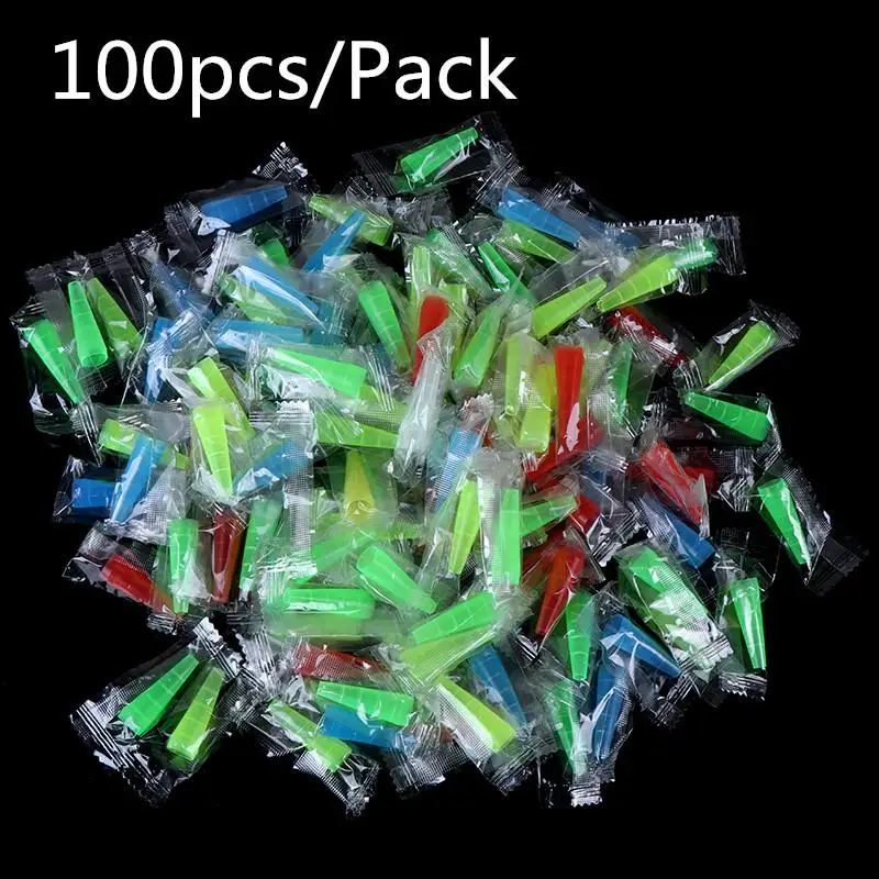 100pcs/Pack Disposable Colorful Drip Tip Shisha Mouthpiece Hookah/Water Pipe/Sheesha/Chicha/Narguile Hose Mouth Tip Accessories