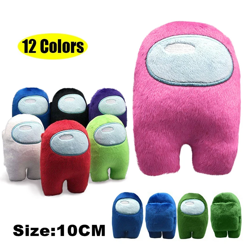

Among Us Plush Toys Animal Among Us Game Stuffed Doll 12 Color 10cm Kids Christmas Gift