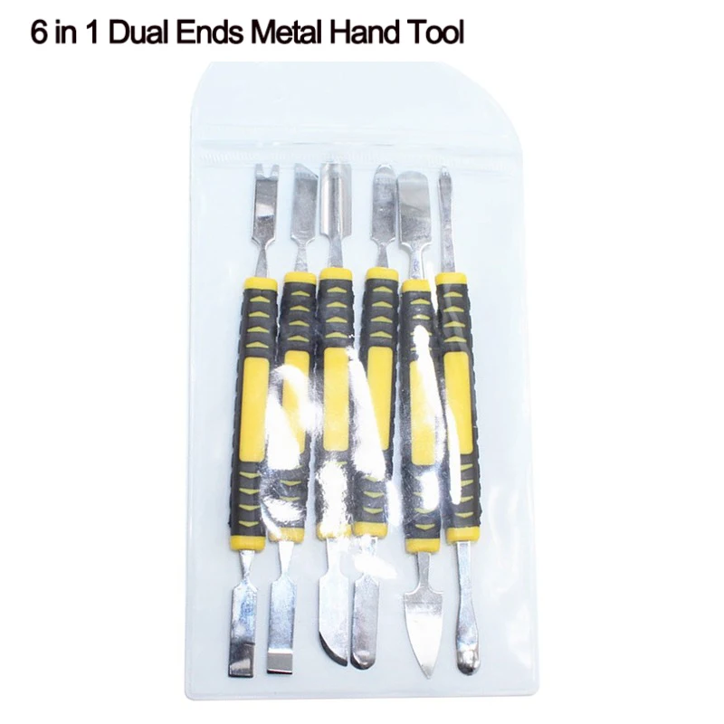 6 in 1 Dual Ends Metal Hand Tool Set for iPhone iPad Tablet Mobile Phone Prying Opening Repair Crowbar Disassemble | Мобильные