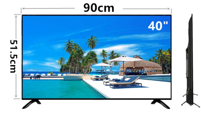 38,5 ''или 39'' или 40 ''дюймовый светодиодный дисплей full HD экран монитор многоязычный Смарт wifi tv Android светодиодный IP tv t2 tv