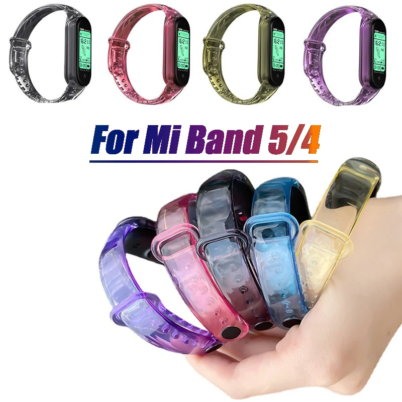 Силиконовый сменный ремешок для Mi Band 6 5 4 3 | Электроника
