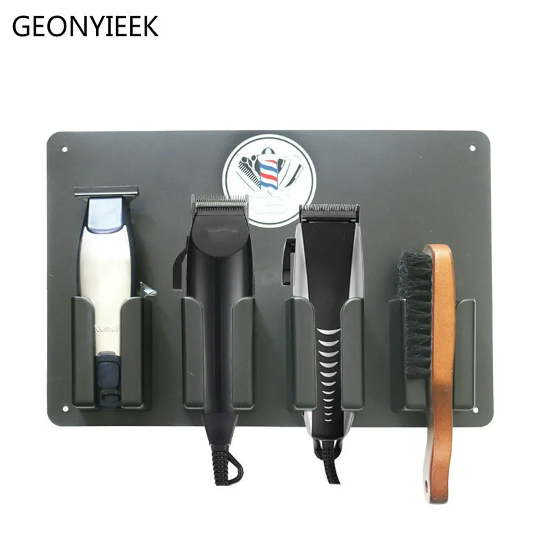 

Barbershop Accessory Electric Hair Cutter Stand Barber Station Hair Trimmer Shaver Holder Resist Heat Hair Cutting Machine Stand