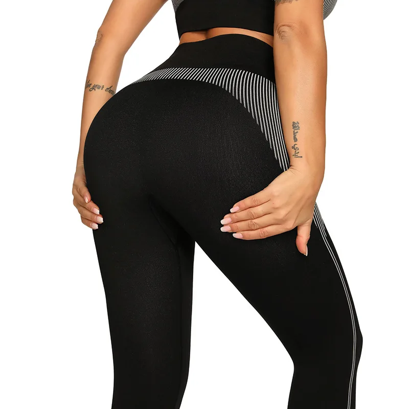 Women's Seamless High Waist Tight Yoga Pants Tummy Control Ankle Workout  Running Squat Proof Stretch Leggings