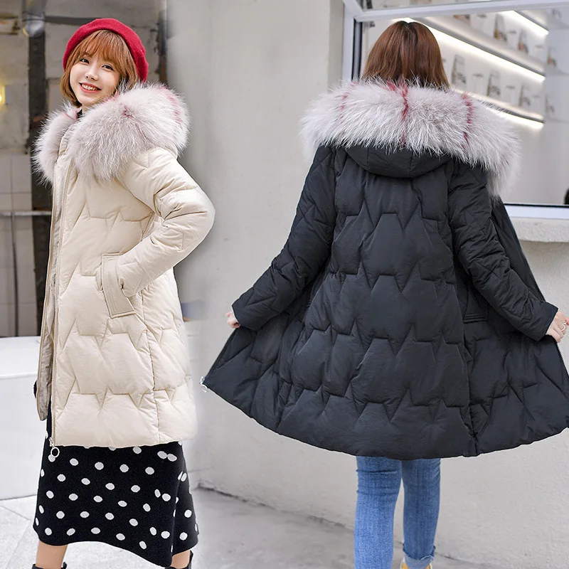 New arrival cultivate morality joker thickening heavy hair brought down cotton-padded jacket female warm coat | Женская одежда