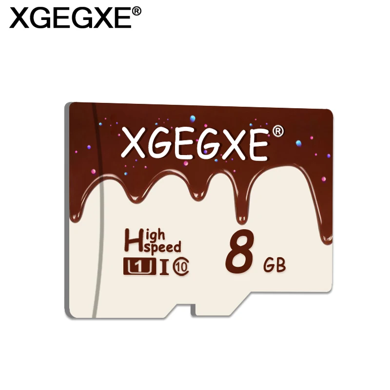 XGEGXE Mini Memory Card 32GB TF Card 64GB Class 10 Chocolate Jam Candy Style High Speed Mini Card 16GB T-Flash Card For Phone