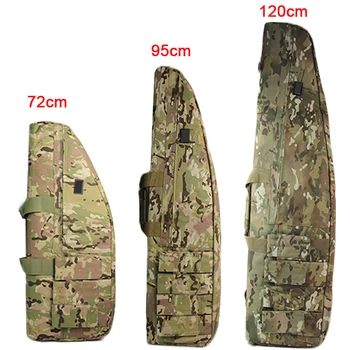 

72 95 120 cm Nylon Gun Bag Case Airsoft Rifle Bag Backpack Foam Rubber Sniper Carbine Shooting Bags Hunting Accessories