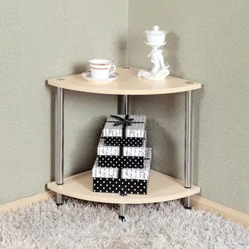 

Simple coffee table living room creative corner cabinet small triangular locker fan-shaped corner side table corner