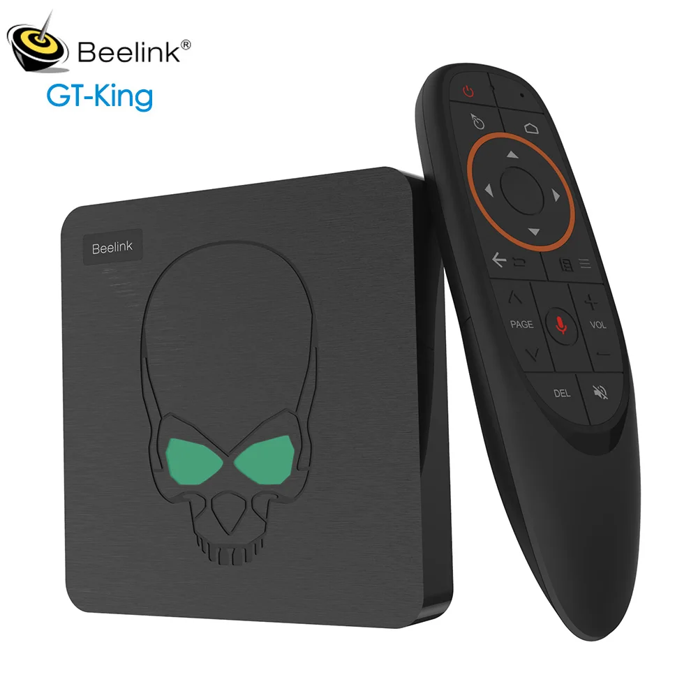 

beelink GT-King Amlogic S922X smart tv box android 9.0 DDR4 4GB 64GB 1000M LAN set top box 2.4G/5.8G Dual wifi 4K media player