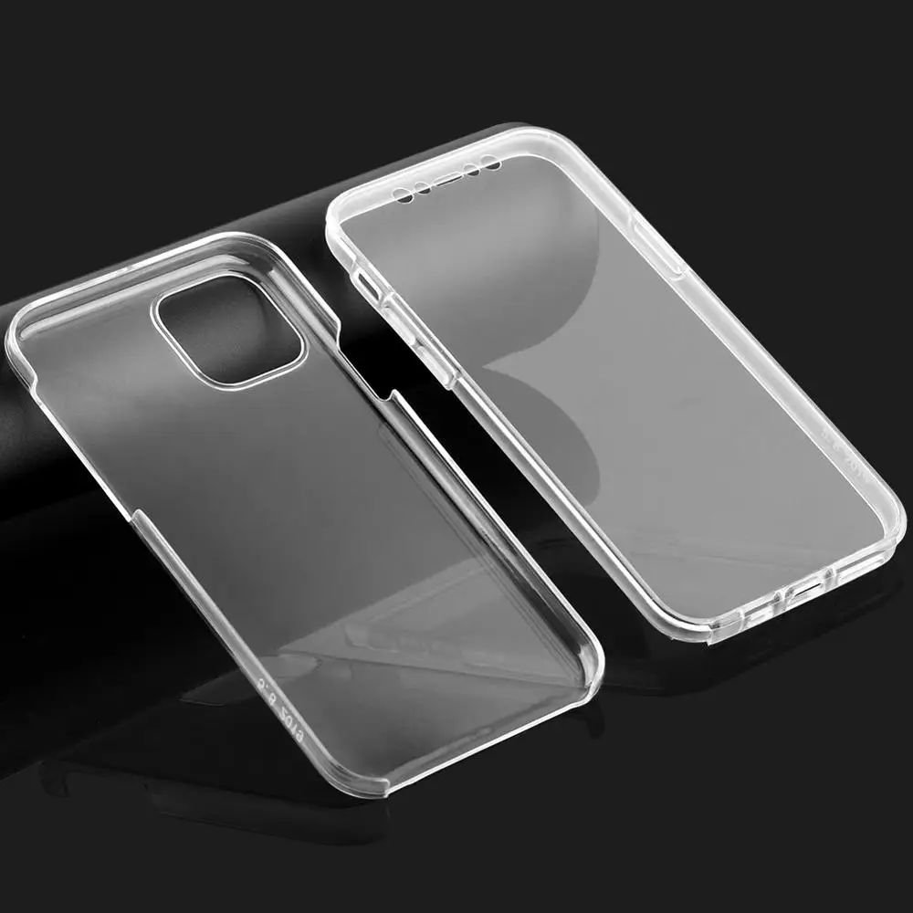 

360 degree Clear PC+TPU Case for iPhone 11 XIS XIR XIS Max 2019 XS MAX XR X 8 8P 7 7P 6 6s Plus Full Protection Phone Back Cover