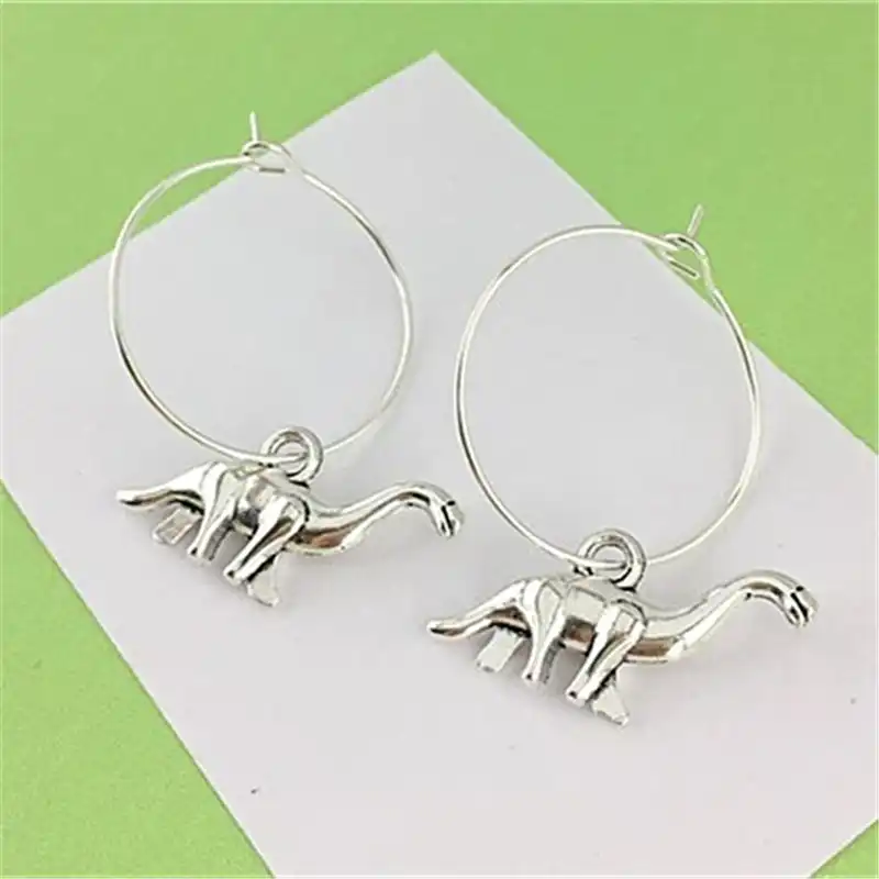 Dinosaur Hoop Earrings 2025