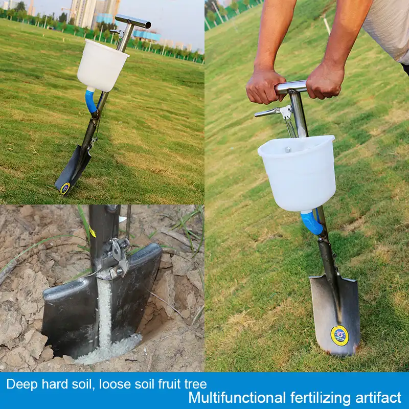 Manual multi functional fertilizer, sugar cane, fertilizer spreader