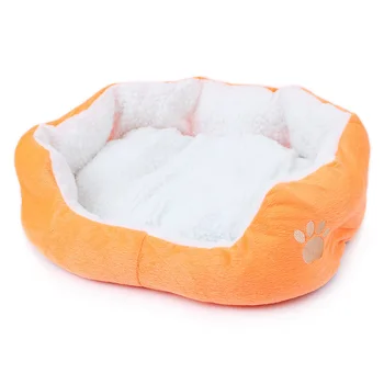 

Warm Washable Detachable Pet Dog Beds Winter Puppy Cats Couch Soft Short Plush Nests Kennel Mat For Medium Small Dogs Cats