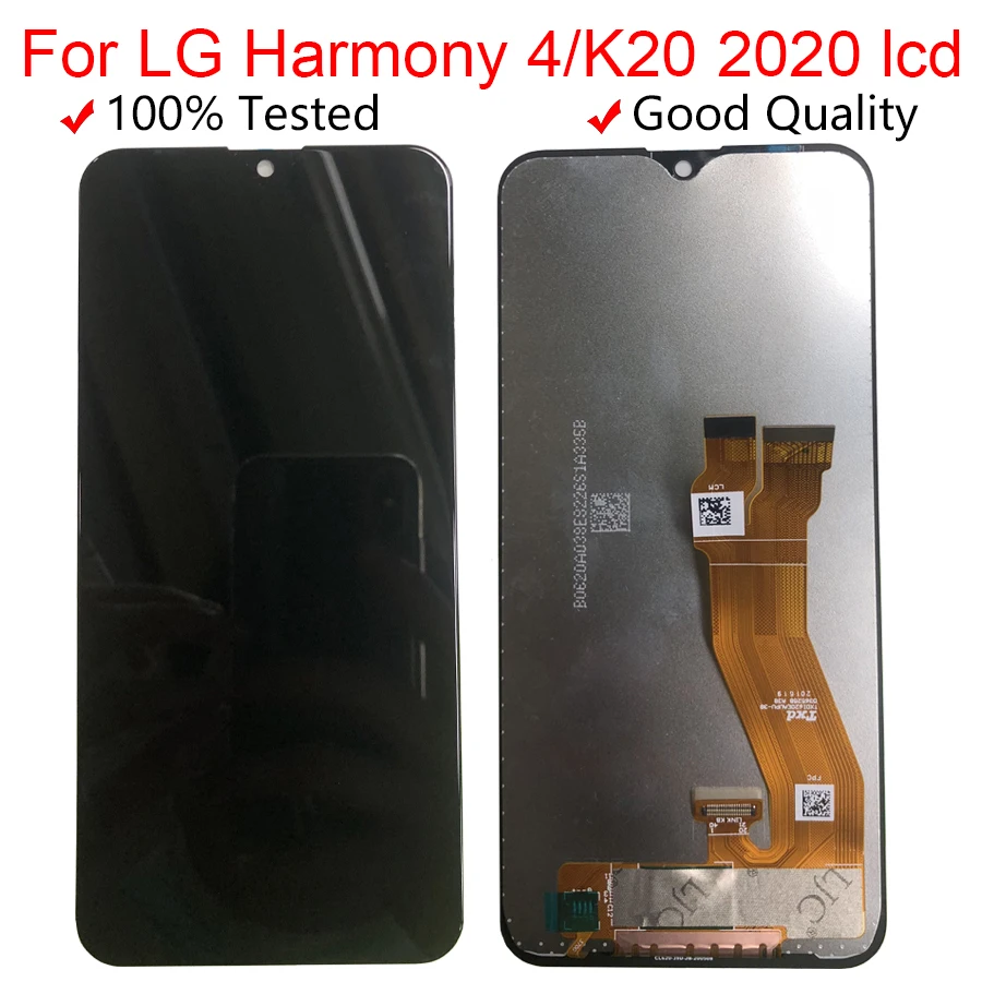 Оригинальный ЖК-дисплей 6 1 дюйма для LG K20 2020 запасной аксессуар Harmony 4 LCD | Мобильные