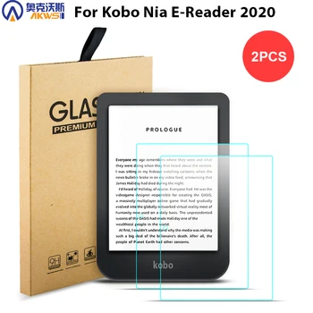 

Tempered Glass for Kobo Nia 2020 Scratch Resistance Screen protector for New Kobo Nia HD Shockproof Film 2pcs