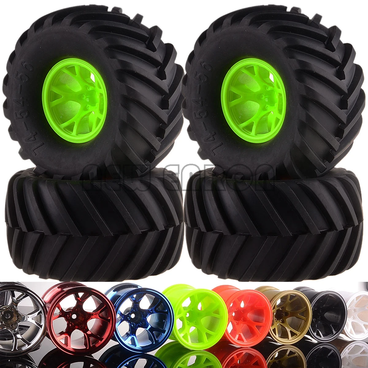 Новые ENRON 4P Monster Truck 5Y спицевые колеса обода и 135 мм шины для RC автомобилей 1/10 HSP HPI