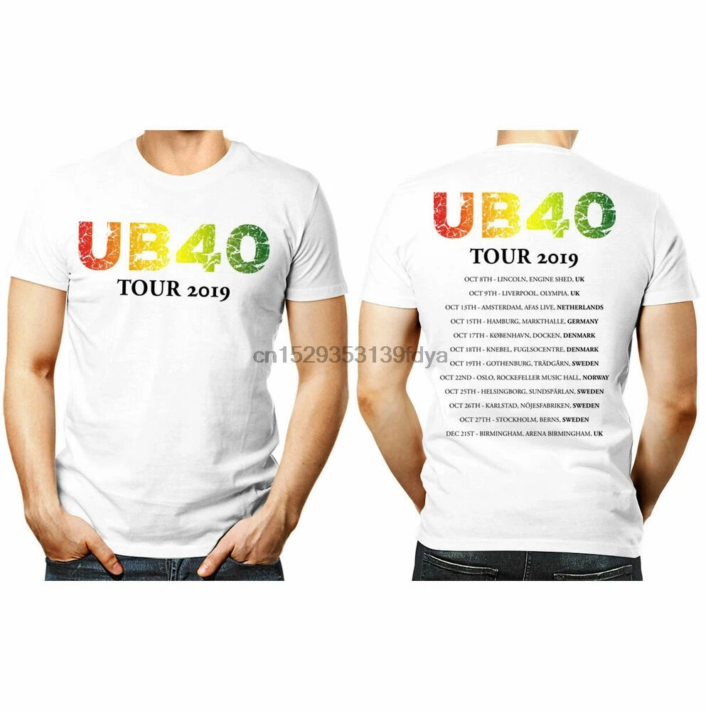 UB40 tour 2019 футболка унисекс для женщин и мужчин подарок топ музыка регги