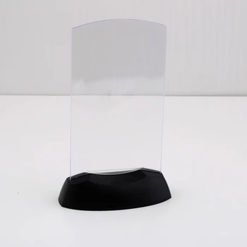 

1pcs Holder Stand Acrylic Flashing Led Light Table Menu Restaurant Card Display Drop Shipping