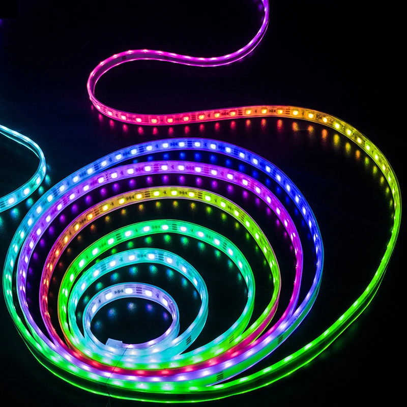Светодиодная лента WS2811 5 м 2811 IC 5050 RGB 12 в 30 светодиодов/м пикселей программируемая