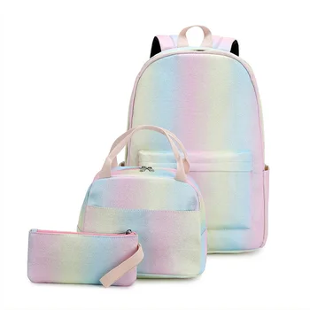 

New 2020 Fashion Backpacks School Children Schoolbags For Girls Primary School Book Bag School Bags Printing Backpack Set