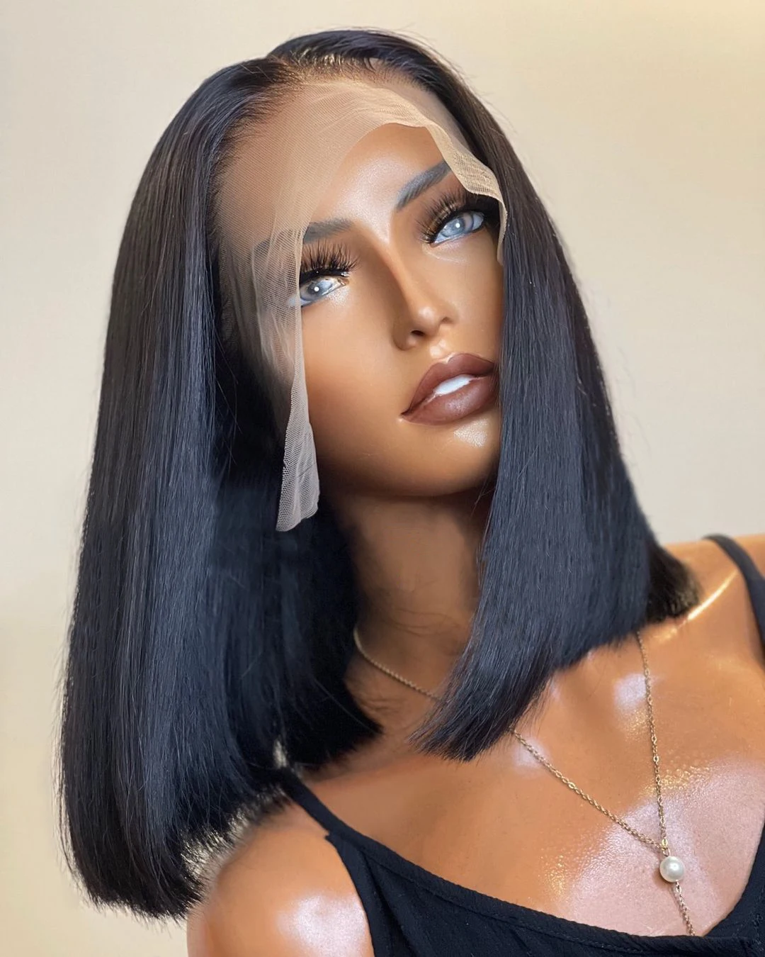 Short Bob Straight Wig 13x6 13x4 Lace Frontal Human Hair Wigs For Black Women Brazilian Pre Plucked Glueless 4x4 Closure Wig