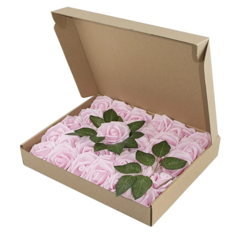 

Valentine's Day Artificial Flower Soap Flower Bath Soap Flower Gift Set For Mother's Day Birthday New Year Wedding DecorNE