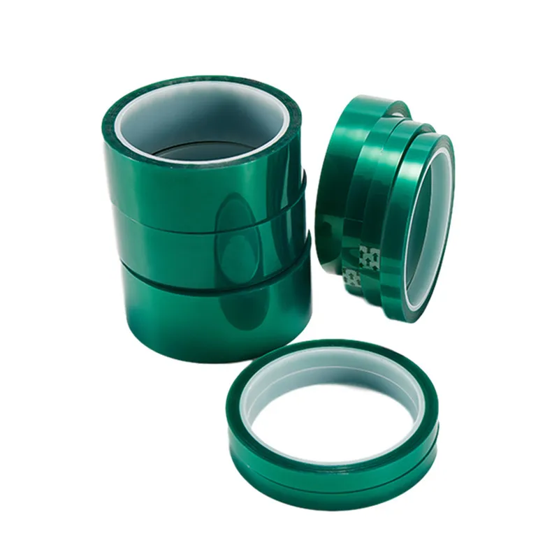

Pet Green Tape High Temperature Resistant Tape PET Resistant Shielding Tapes with Electroplating Paint Protection 5mm/50mm