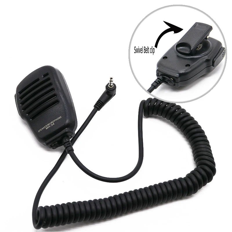 Черный Динамик микрофон для Yaesu VX-1R VX-2R VX-5R VX-10 VX-150 FT-50 FT-60R прочный и длительный срок службы
