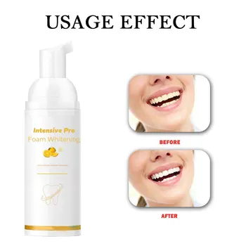 

30ml Teeth Whitening Foam Toothpaste Natural Mouth Wash Water Remove Bad Breath Dental Care Toothpaste TSLM1