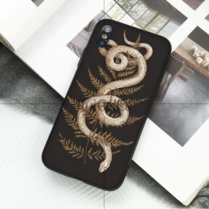 Ruicaica Coral snake animal TPU Silicone Phone Case Cover for Apple iPhone 8 7 6 6S Plus X XS MAX 5 5S SE XR 11 11pro max Cover - Color: A11