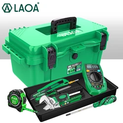LAOA – boîte à outils étanche IP67, boîte de rangement d'outils d'électricien, boîte à outils domestique Portable, matériau PP épais 