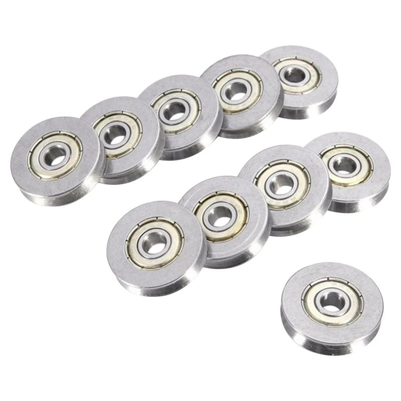 

10PCS V625ZZ V Groove Vgroove Metal Sealed Ball Bearings 5X22X5mm Deep 1.5mm